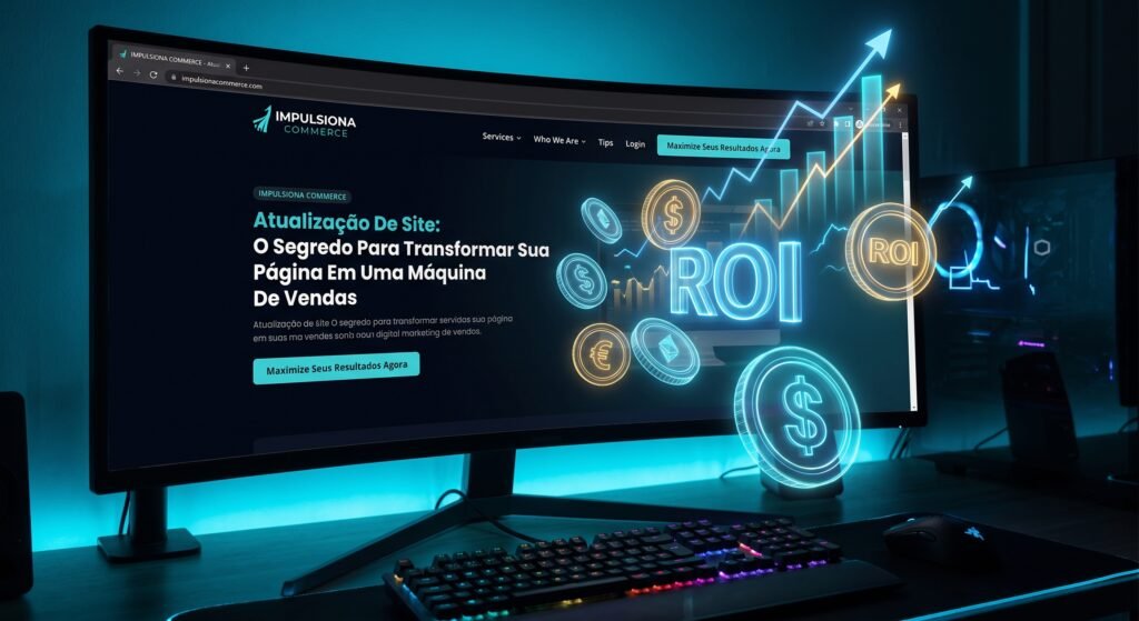 A empresa Impulsiona Commerce faz criação, manutenção e atualização de site